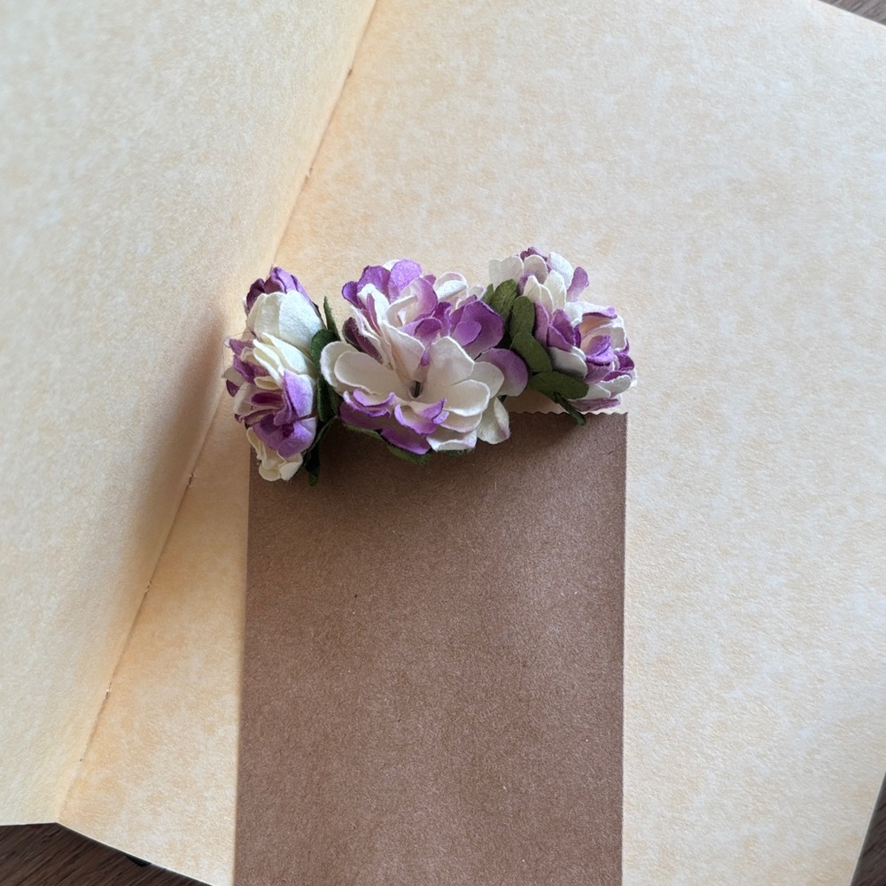 ✨ Handcrafted Mini Paper Flowers ✨(Set of three)